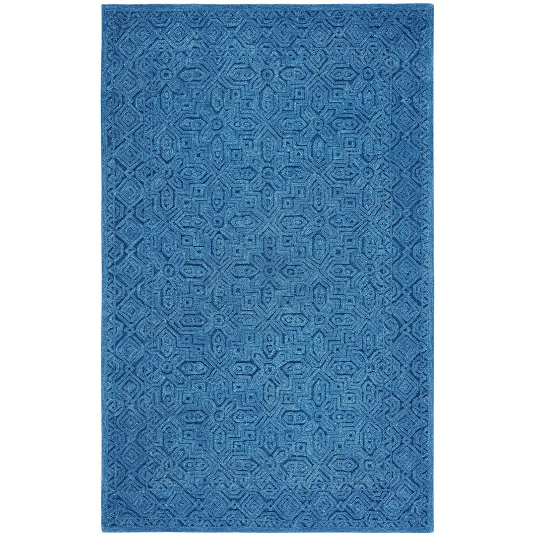 SAFAVIEH Textural TXT101N Handmade Dark Blue Rug Image 2