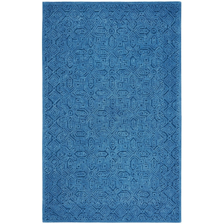 SAFAVIEH Textural TXT101N Handmade Dark Blue Rug Image 2