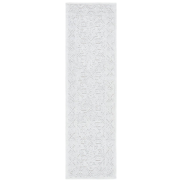 SAFAVIEH Textural Collection TXT101G Handmade Silver Rug Image 5