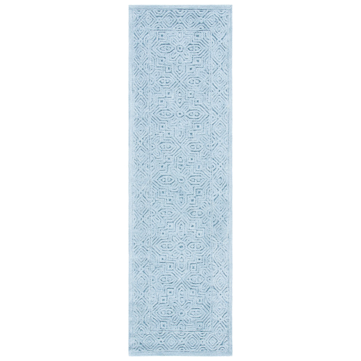 SAFAVIEH Textural Collection TXT101M Handmade Blue Rug Image 5