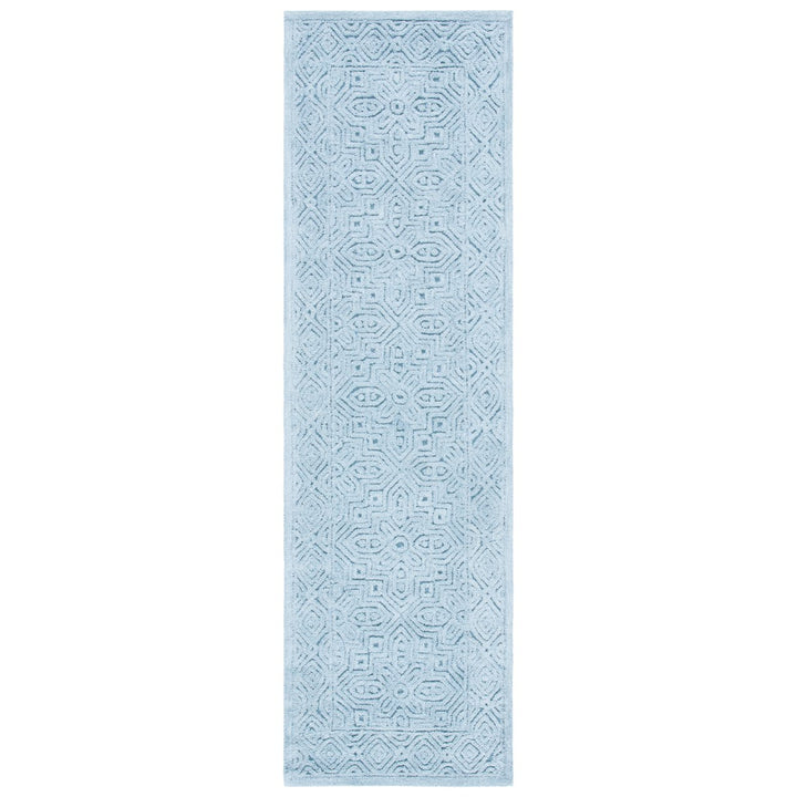 SAFAVIEH Textural Collection TXT101M Handmade Blue Rug Image 1