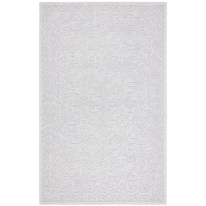 SAFAVIEH Textural Collection TXT101G Handmade Silver Rug Image 1