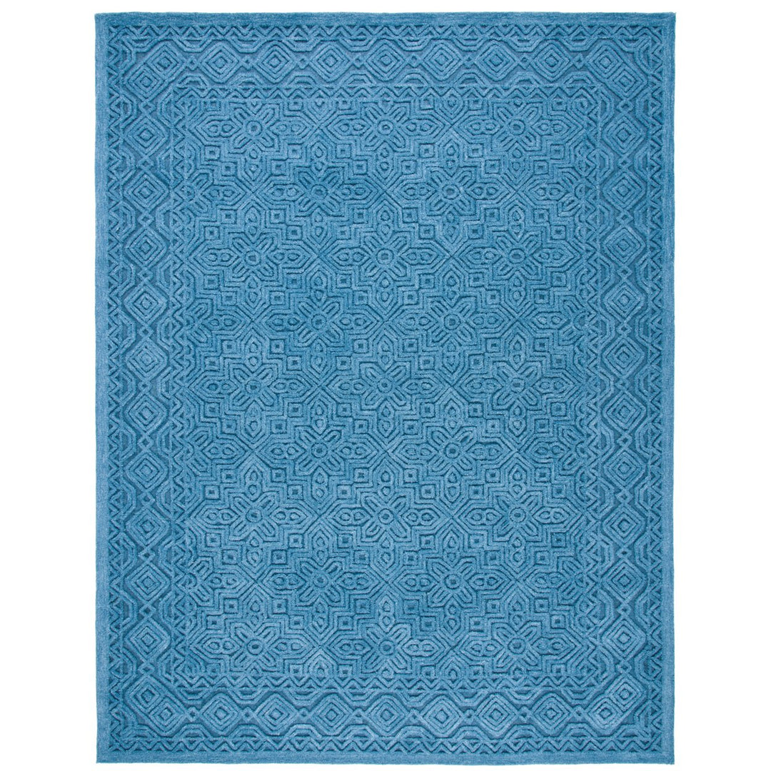 SAFAVIEH Textural TXT101N Handmade Dark Blue Rug Image 1