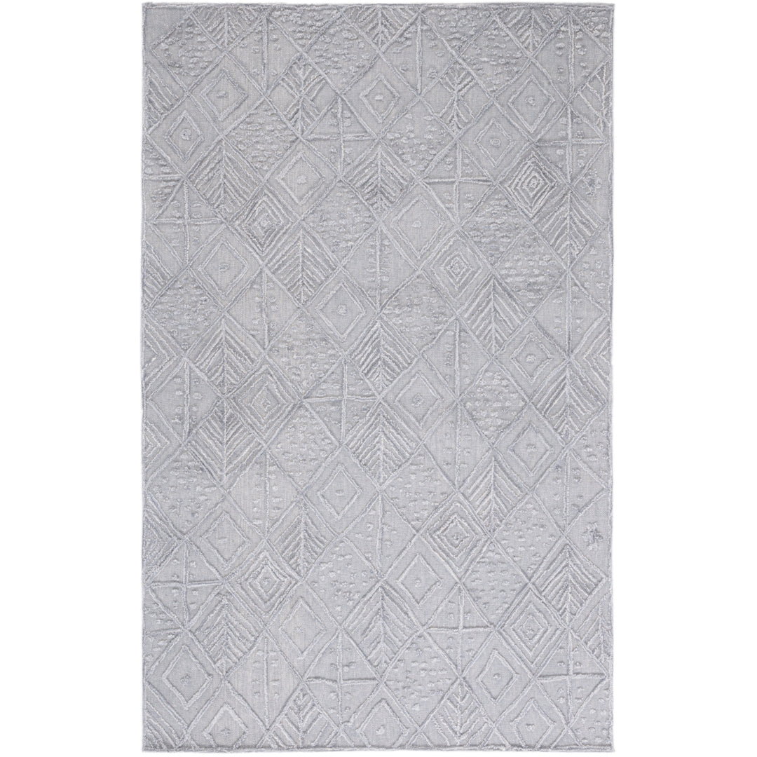 SAFAVIEH Textual Collection TXT202F Handmade Grey Rug Image 2