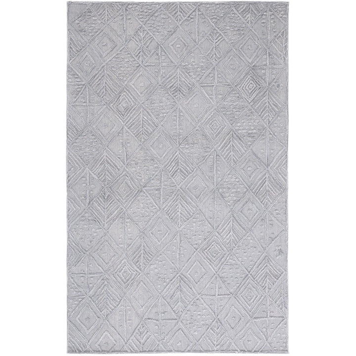 SAFAVIEH Textual Collection TXT202F Handmade Grey Rug Image 1