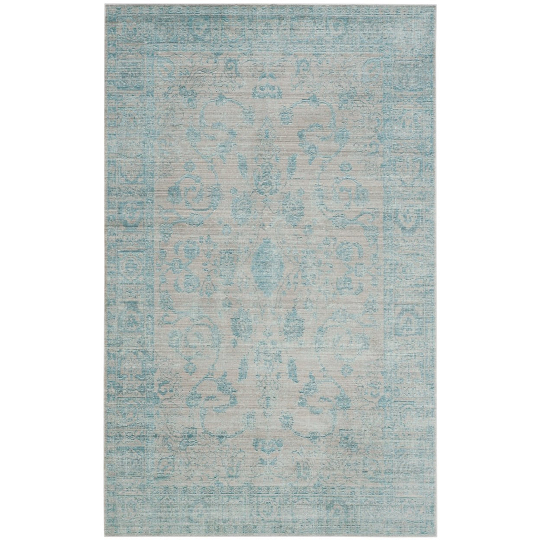 SAFAVIEH Valencia Collection VAL103B Blue / Multi Rug Image 6