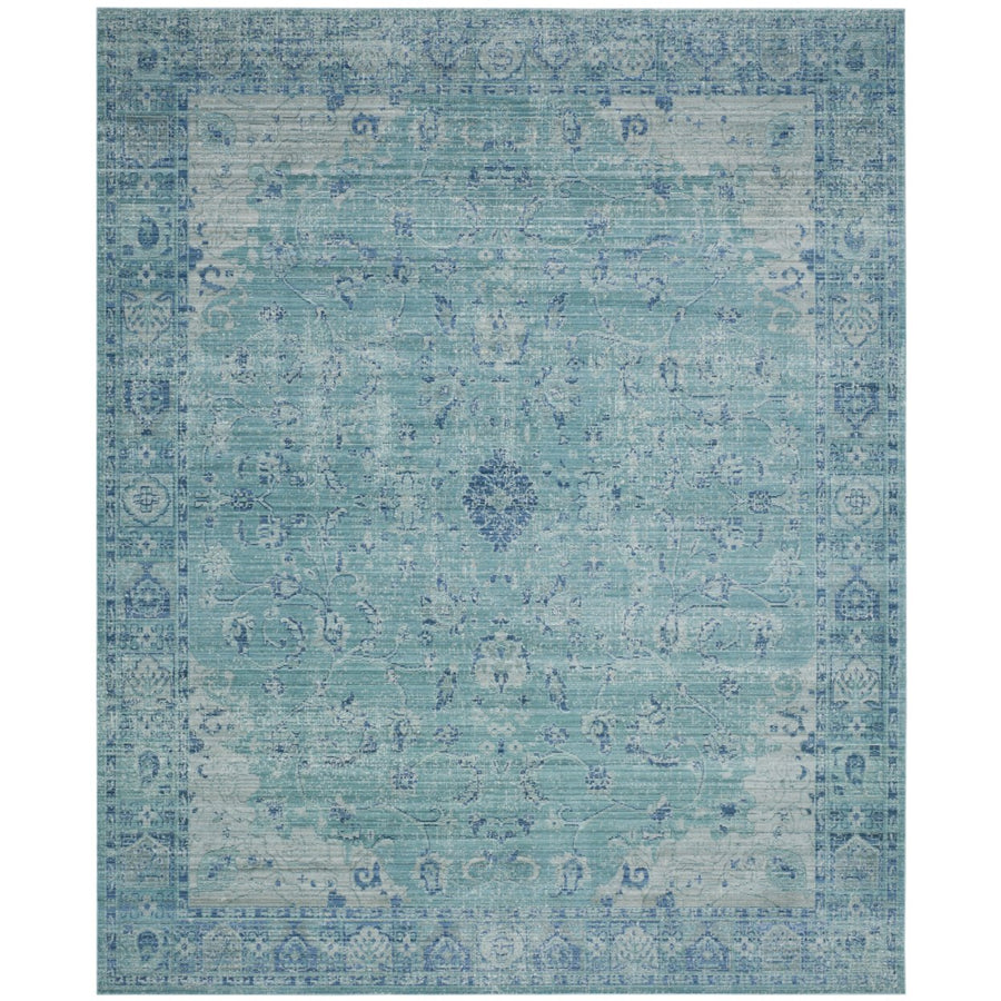 SAFAVIEH Valencia Collection VAL103T Teal / Multi Rug Image 1