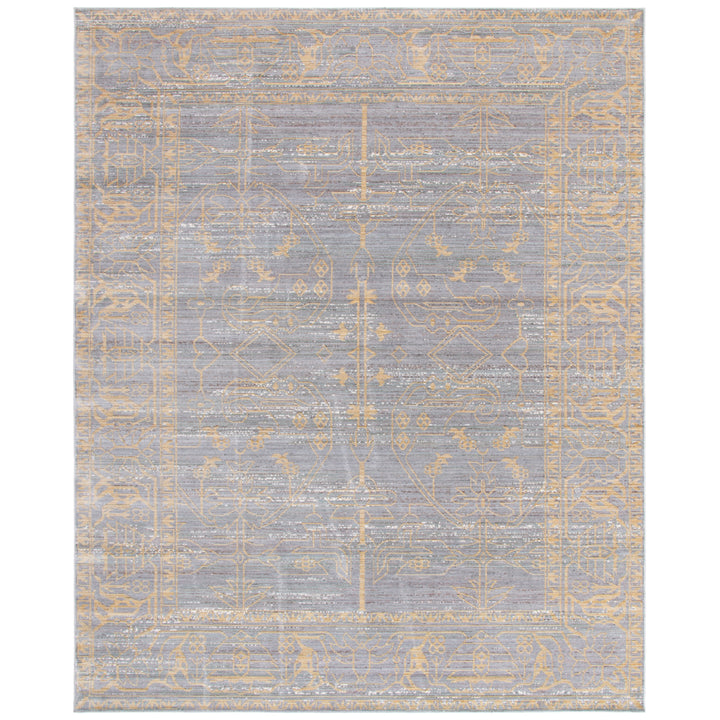 SAFAVIEH Valencia Collection VAL104E Grey / Gold Rug Image 1