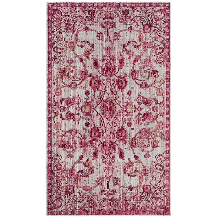 SAFAVIEH Valencia Collection VAL103P Fuchsia / Multi Rug Image 6