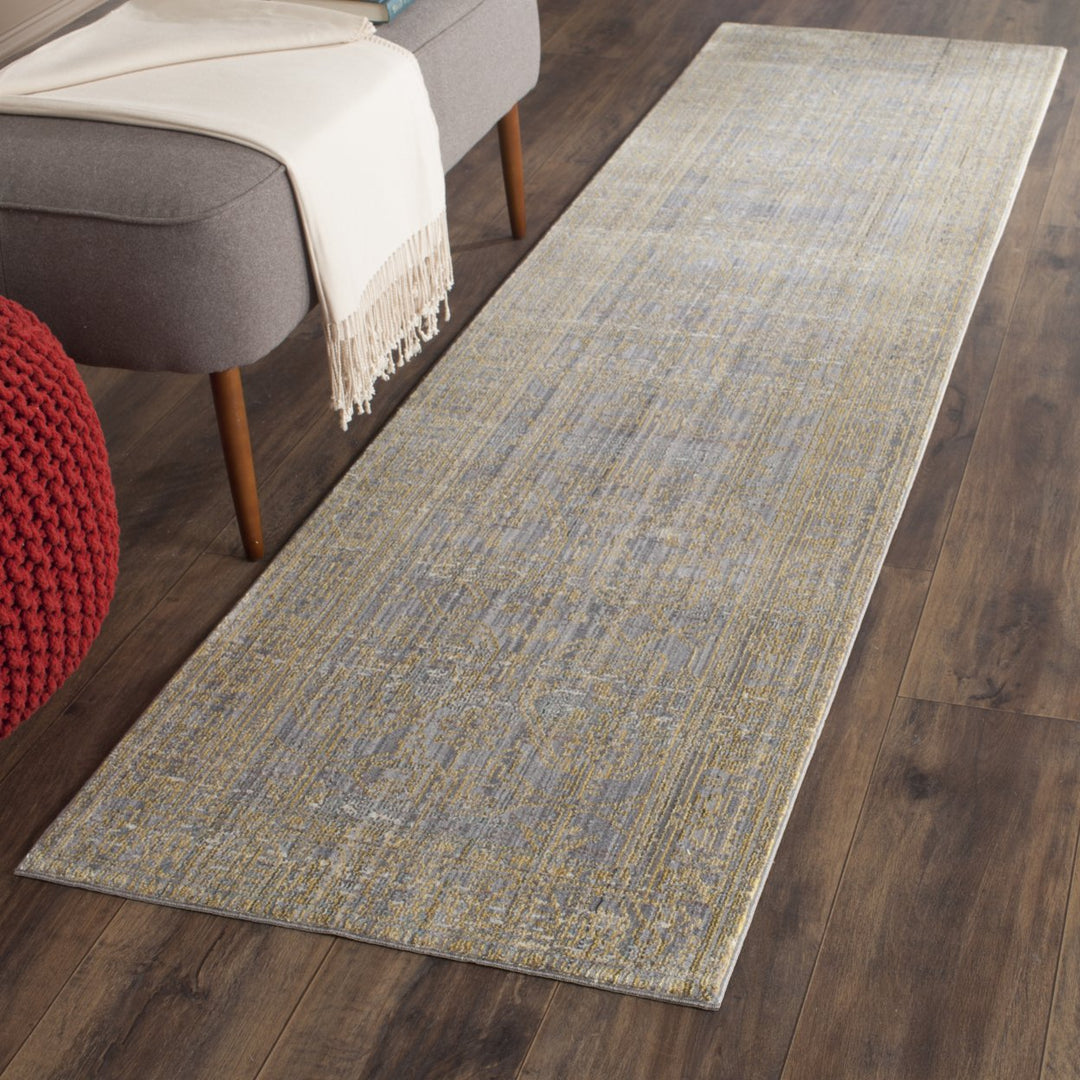 SAFAVIEH Valencia Collection VAL104E Grey / Gold Rug Image 3