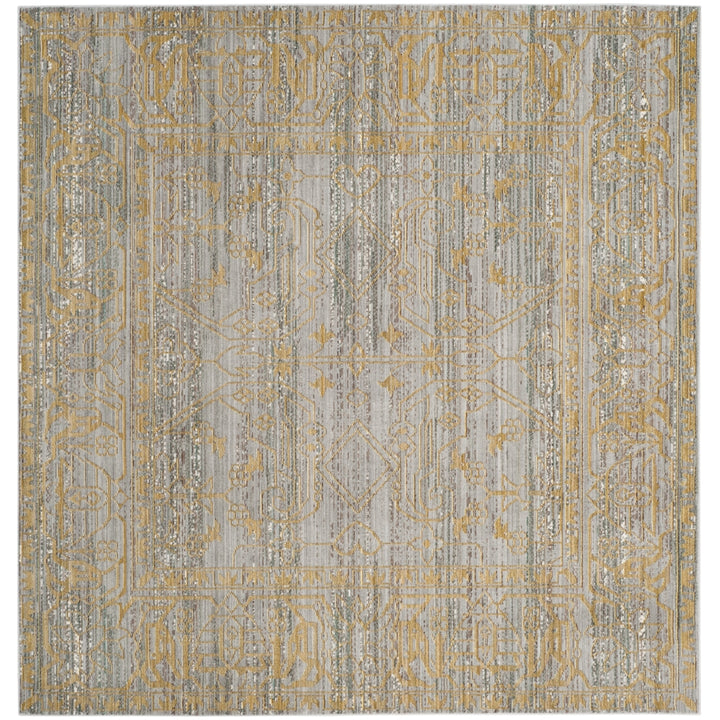 SAFAVIEH Valencia Collection VAL104E Grey / Gold Rug Image 6