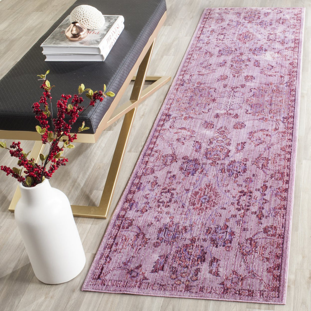 SAFAVIEH Valencia Collection VAL105C Pink / Multi Rug Image 2