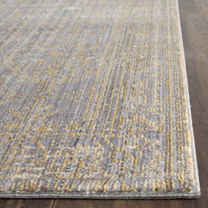 SAFAVIEH Valencia Collection VAL104E Grey / Gold Rug Image 7