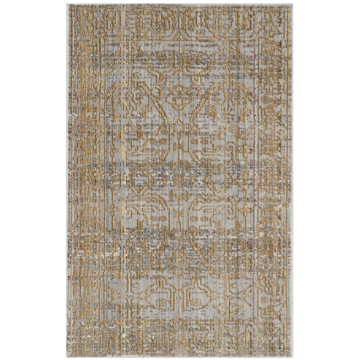 SAFAVIEH Valencia Collection VAL104E Grey / Gold Rug Image 8