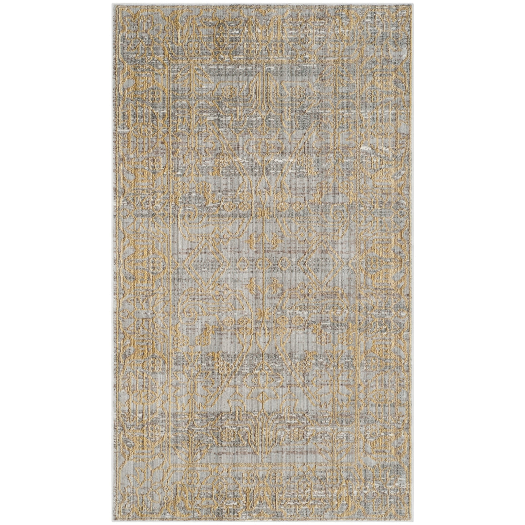 SAFAVIEH Valencia Collection VAL104E Grey / Gold Rug Image 9