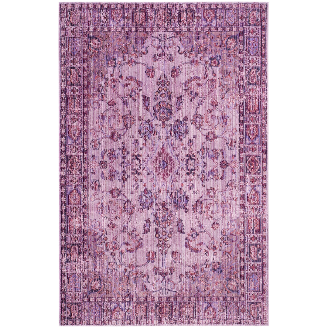 SAFAVIEH Valencia Collection VAL105C Pink / Multi Rug Image 7