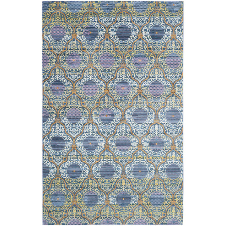 SAFAVIEH Valencia Collection VAL106L Lavender / Gold Rug Image 1