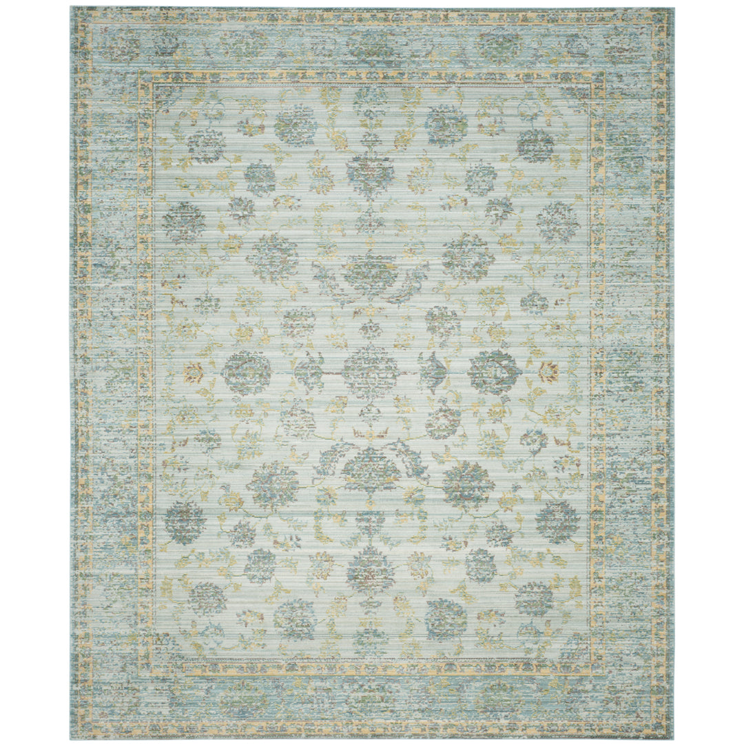 SAFAVIEH Valencia VAL113G Light Blue / Turquoise Rug Image 1