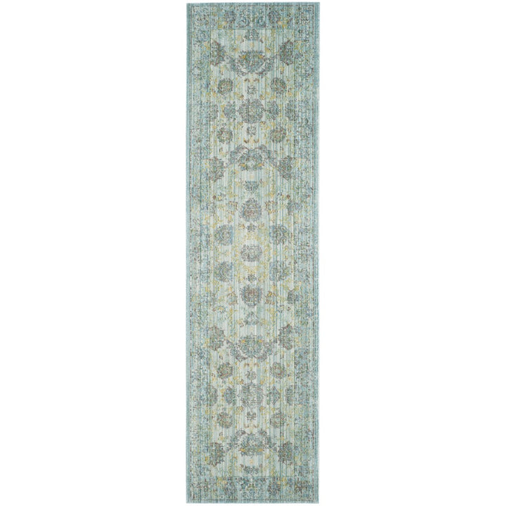 SAFAVIEH Valencia VAL113G Light Blue / Turquoise Rug Image 3