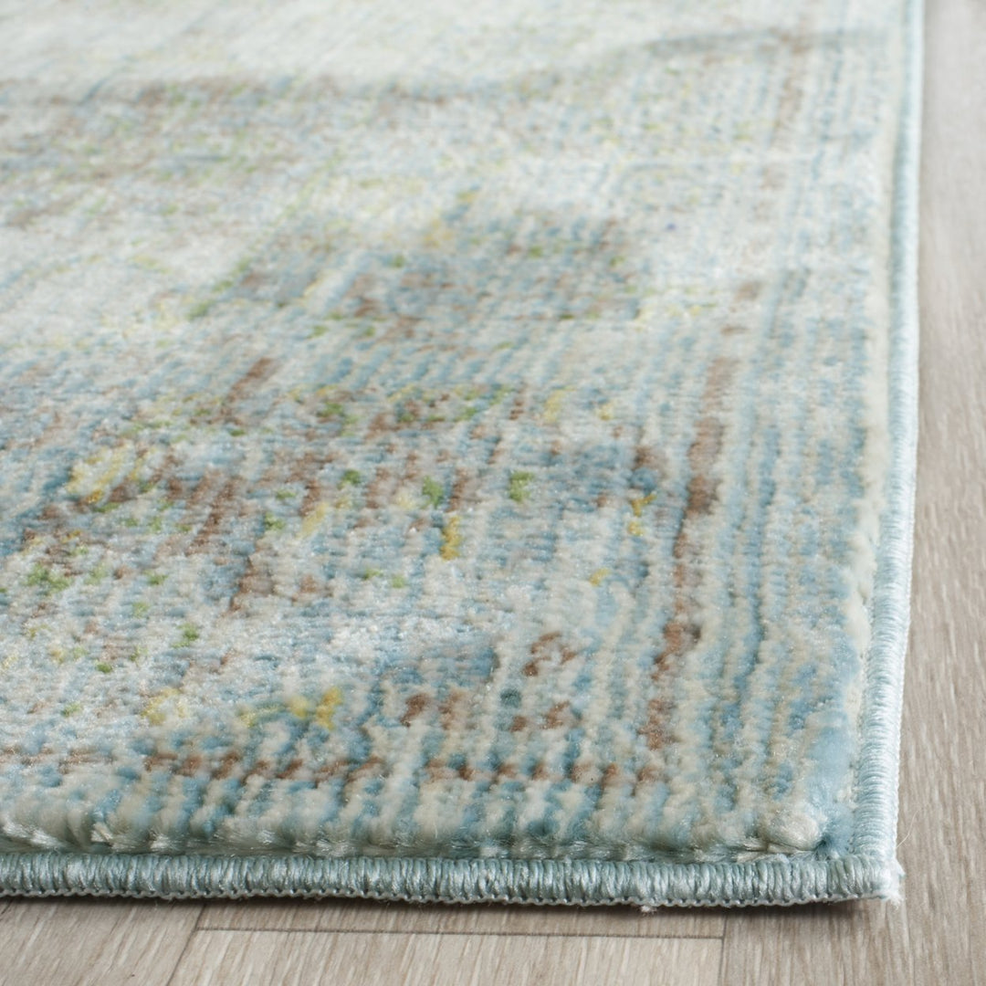 SAFAVIEH Valencia VAL113G Light Blue / Turquoise Rug Image 4