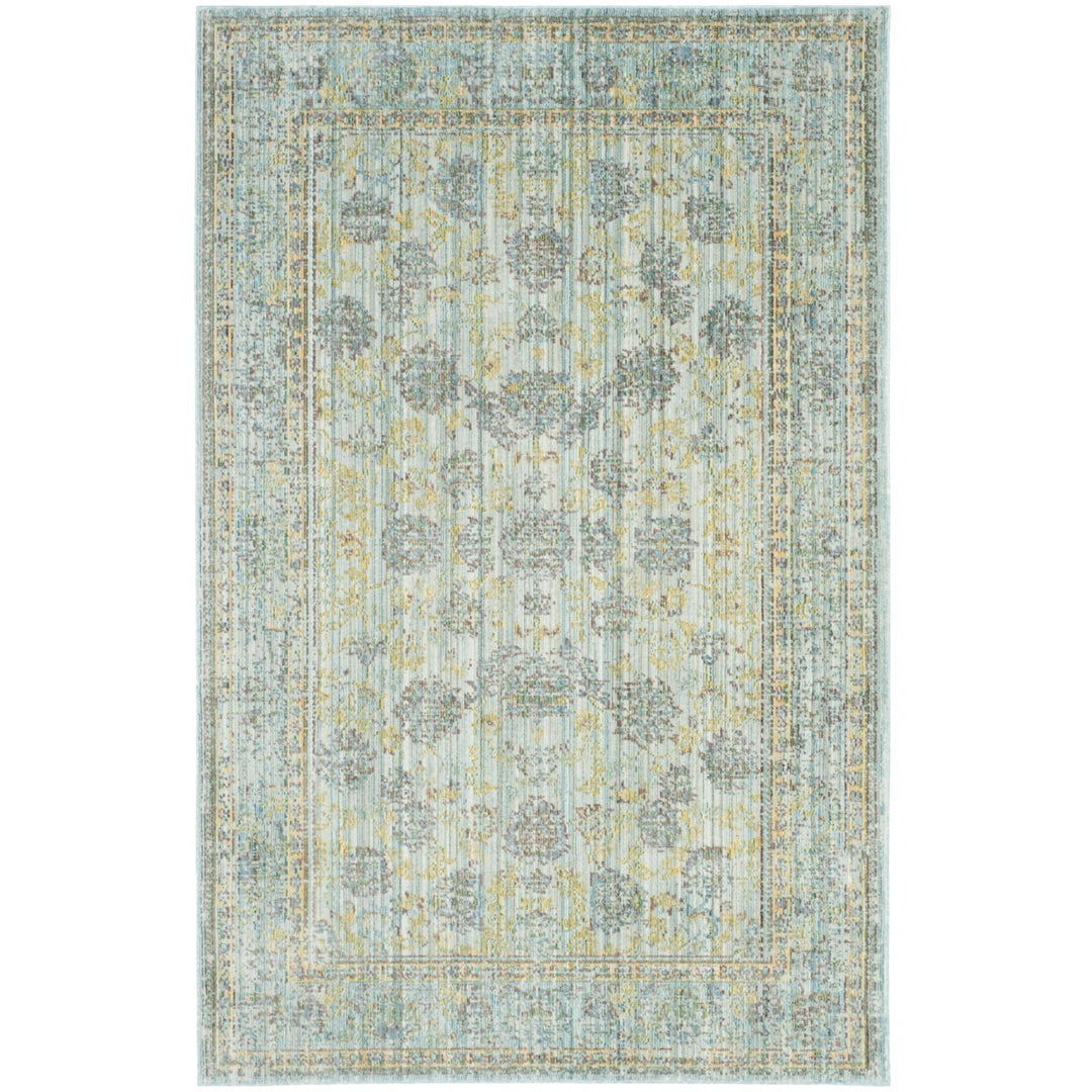 SAFAVIEH Valencia VAL113G Light Blue / Turquoise Rug Image 7