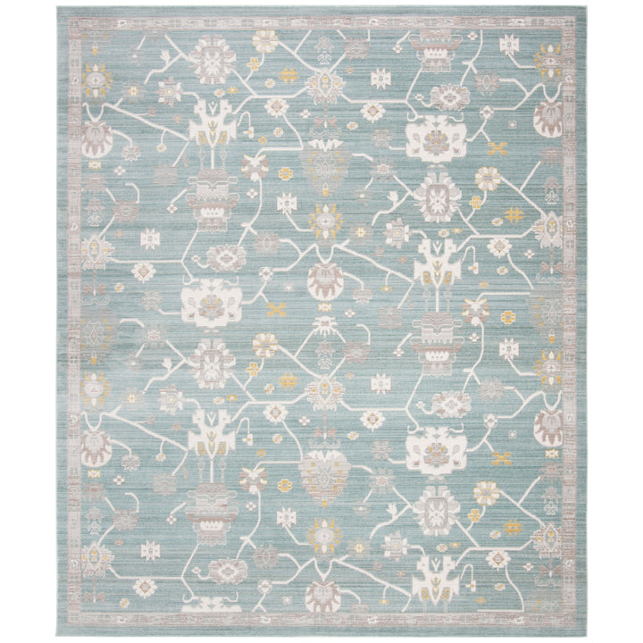 SAFAVIEH Valencia Collection VAL116S Steel Blue Rug Image 1