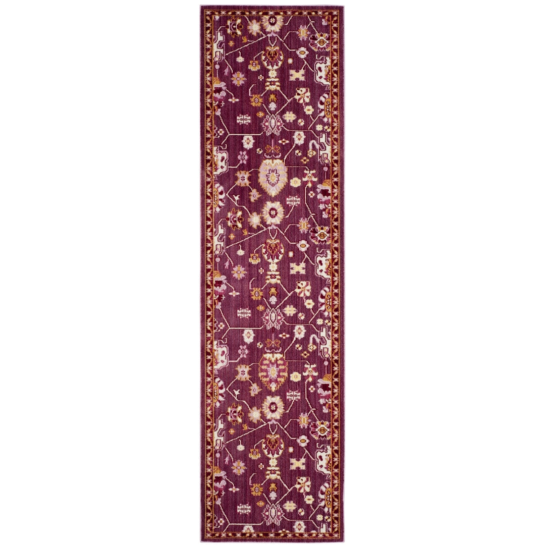 SAFAVIEH Valencia Collection VAL116P Fuchsia / Multi Rug Image 3