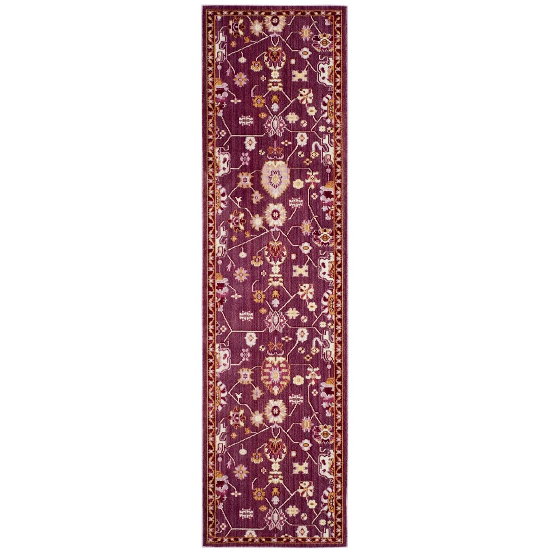 SAFAVIEH Valencia Collection VAL116P Fuchsia / Multi Rug Image 1