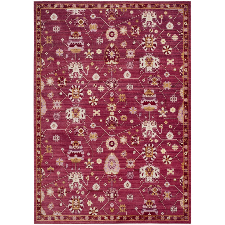 SAFAVIEH Valencia Collection VAL116P Fuchsia / Multi Rug Image 6