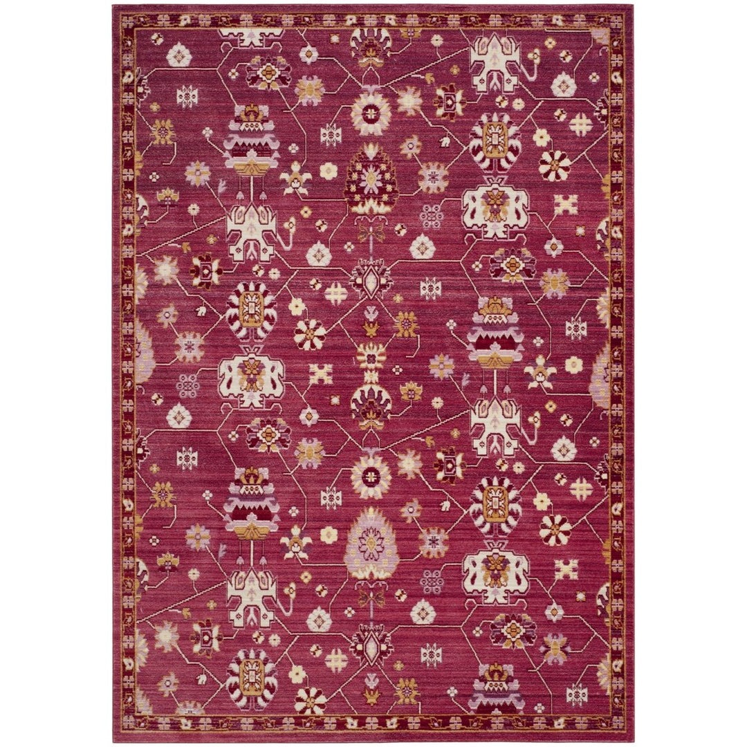 SAFAVIEH Valencia Collection VAL116P Fuchsia / Multi Rug Image 1