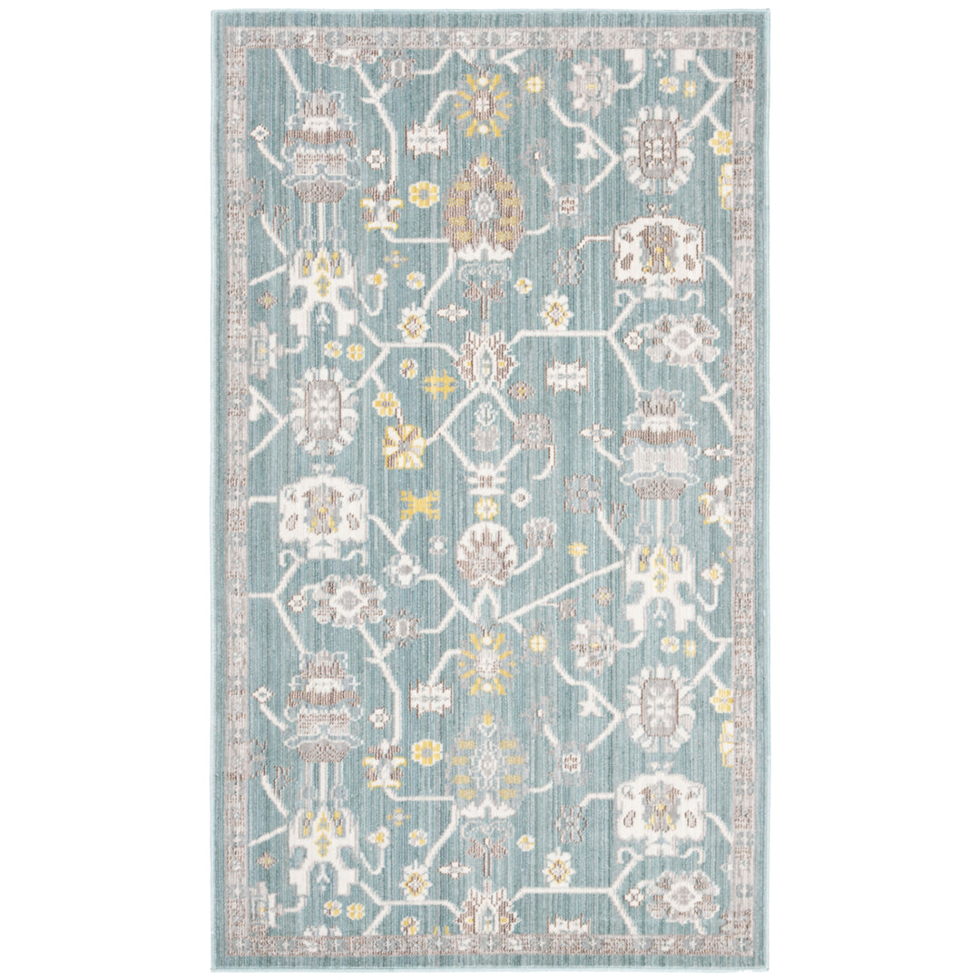 SAFAVIEH Valencia Collection VAL116S Steel Blue Rug Image 5