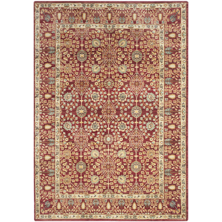 SAFAVIEH Valencia Collection VAL120R Red / Red Rug Image 7