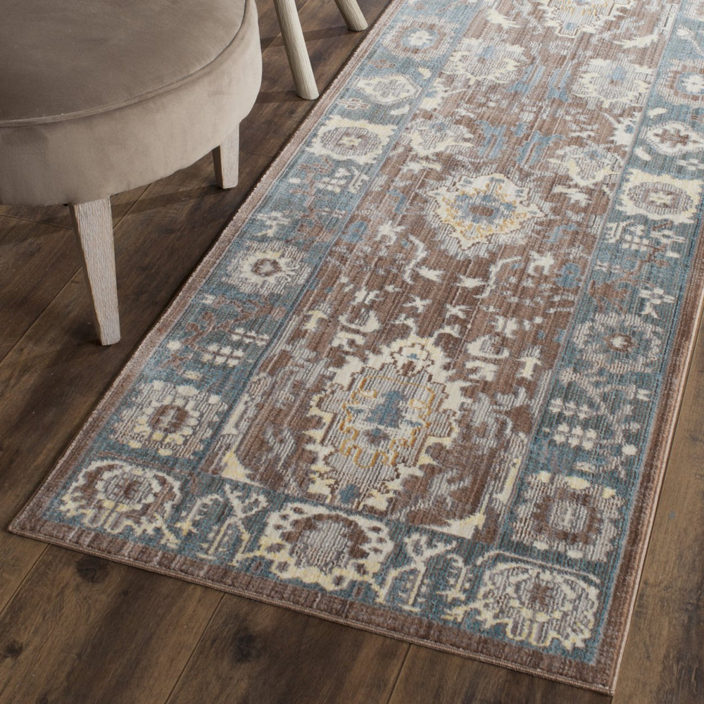 SAFAVIEH Valencia VAL122B Chocolate / Alpine Rug Image 2