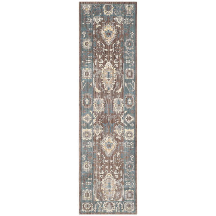 SAFAVIEH Valencia VAL122B Chocolate / Alpine Rug Image 3