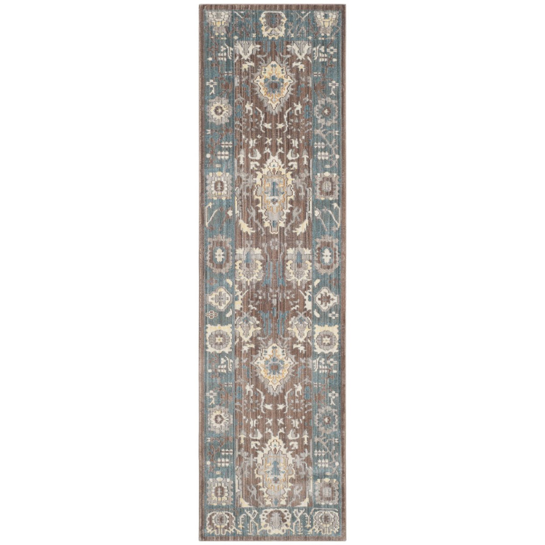 SAFAVIEH Valencia VAL122B Chocolate / Alpine Rug Image 1