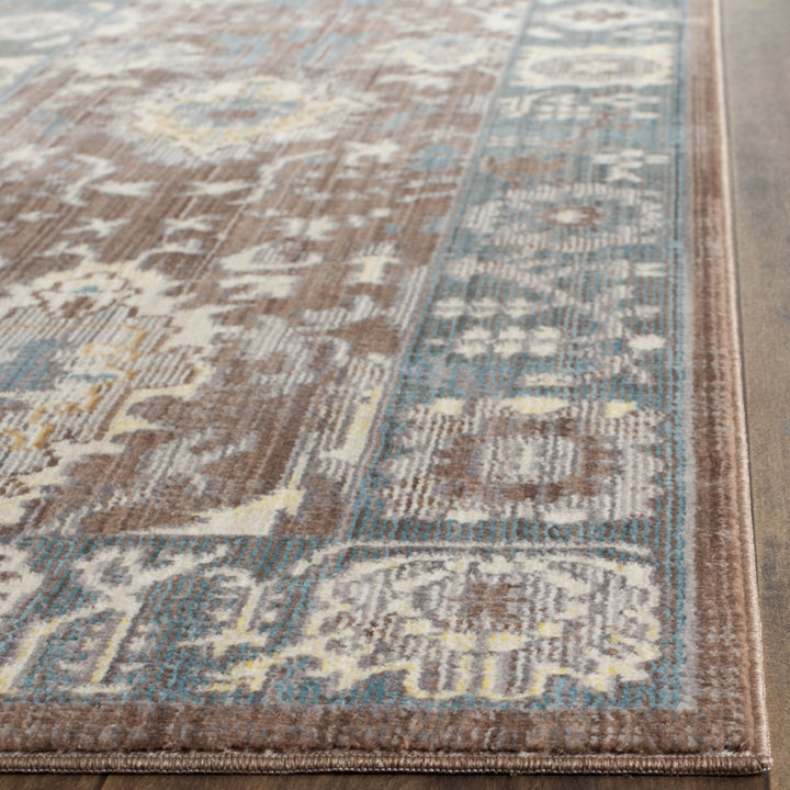 SAFAVIEH Valencia VAL122B Chocolate / Alpine Rug Image 4