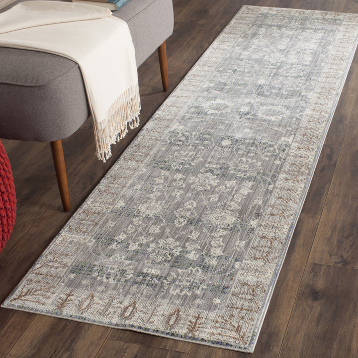 SAFAVIEH Valencia VAL118C Dark Grey / Light Grey Rug Image 2