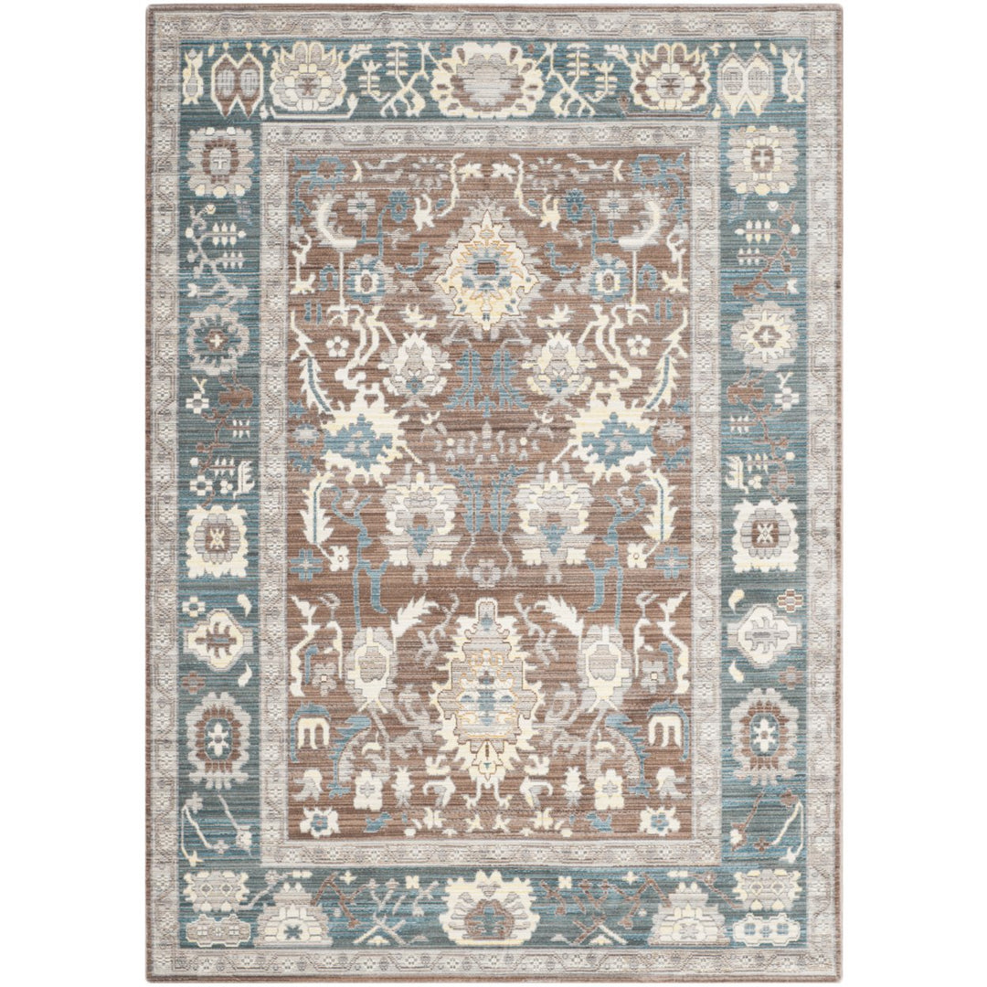 SAFAVIEH Valencia VAL122B Chocolate / Alpine Rug Image 1