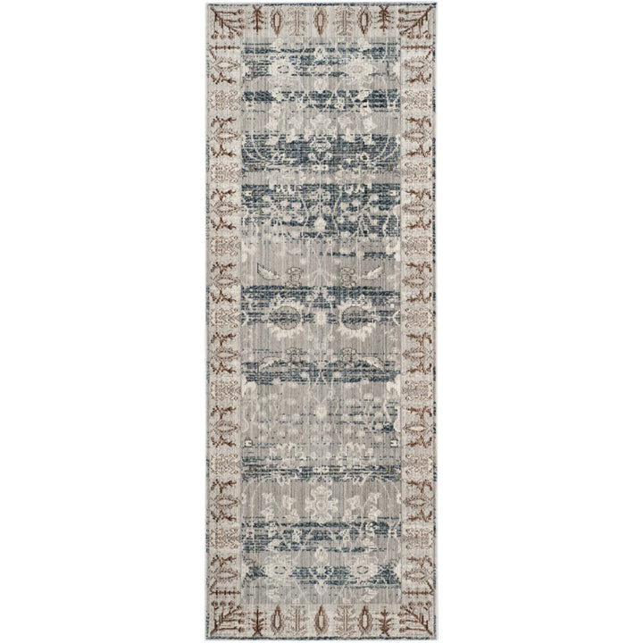 SAFAVIEH Valencia VAL118C Dark Grey / Light Grey Rug Image 1