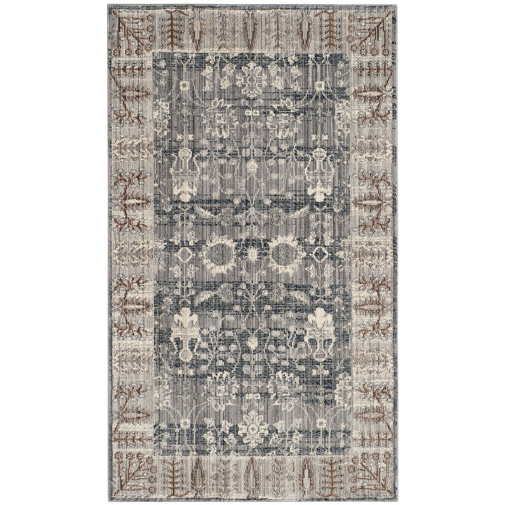 SAFAVIEH Valencia VAL118C Dark Grey / Light Grey Rug Image 8