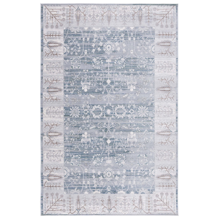 SAFAVIEH Valencia VAL118C Dark Grey / Light Grey Rug Image 9