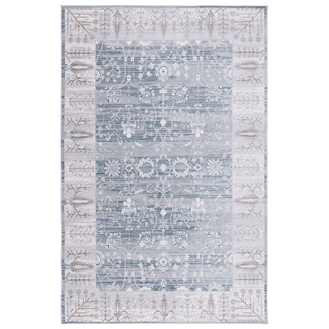 SAFAVIEH Valencia VAL118C Dark Grey / Light Grey Rug Image 1