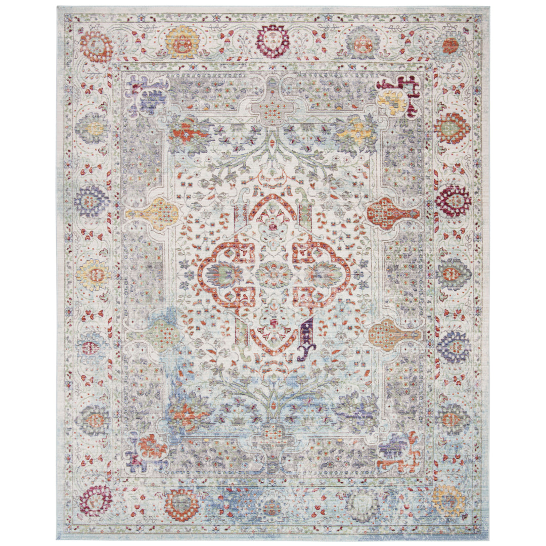 SAFAVIEH Valencia Collection VAL159M Blue / Multi Rug Image 1