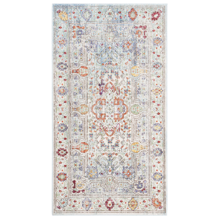 SAFAVIEH Valencia Collection VAL159M Blue / Multi Rug Image 7