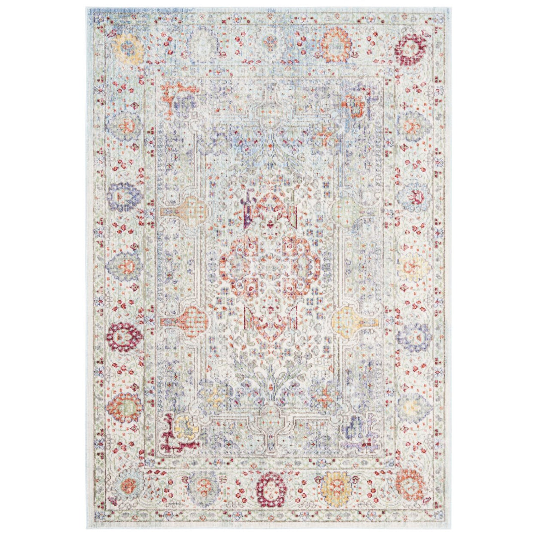 SAFAVIEH Valencia Collection VAL159M Blue / Multi Rug Image 1