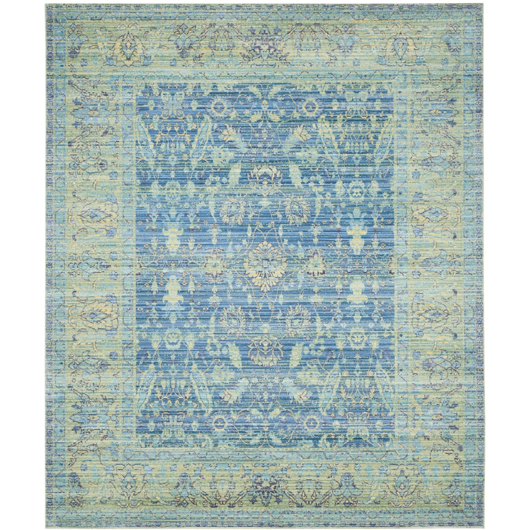 SAFAVIEH Valencia Collection VAL123M Blue / Multi Rug Image 1