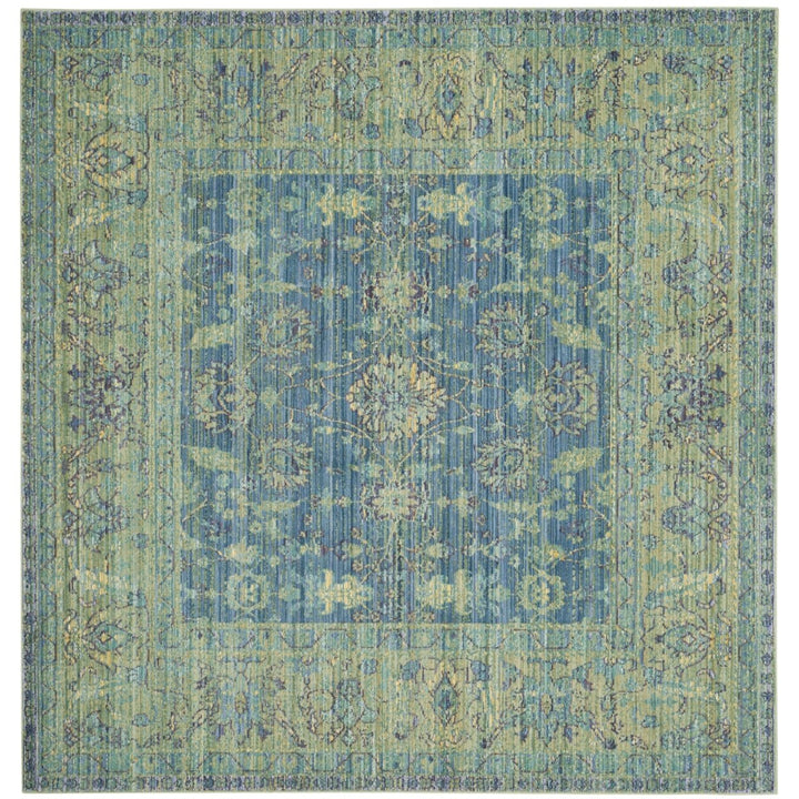 SAFAVIEH Valencia Collection VAL123M Blue / Multi Rug Image 1