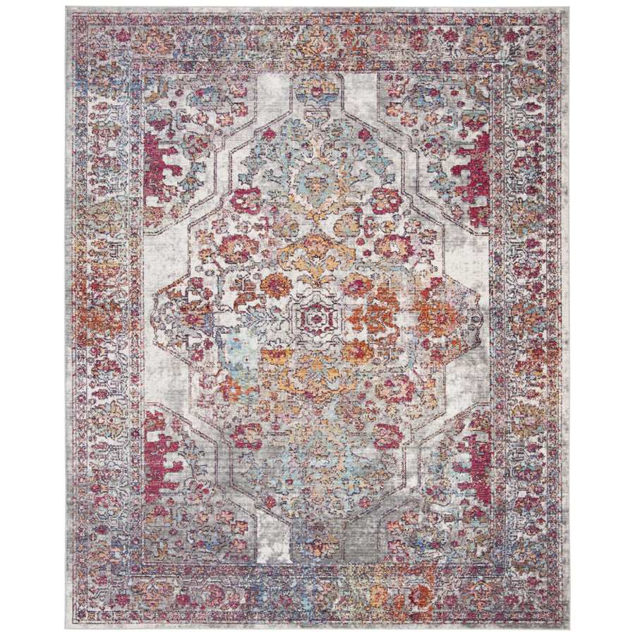 SAFAVIEH Valencia Collection VAL165S Ivory / Red Rug Image 1