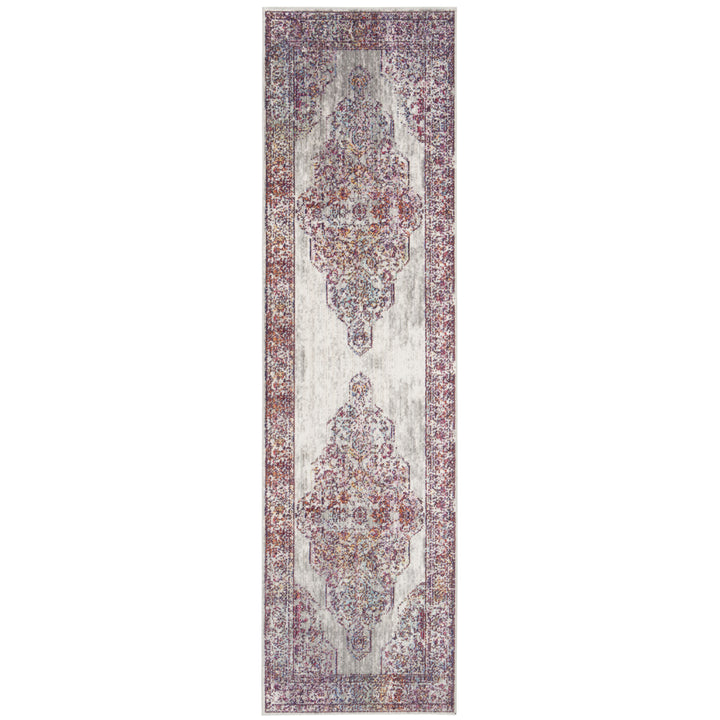 SAFAVIEH Valencia Collection VAL165S Ivory / Red Rug Image 3