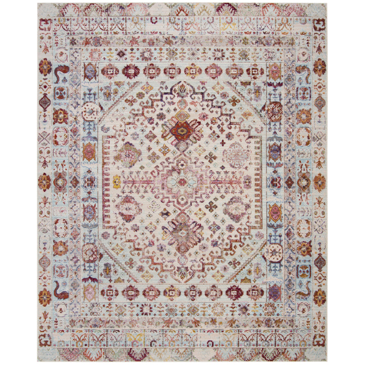 SAFAVIEH Valencia Collection VAL177M Blue / Multi Rug Image 1